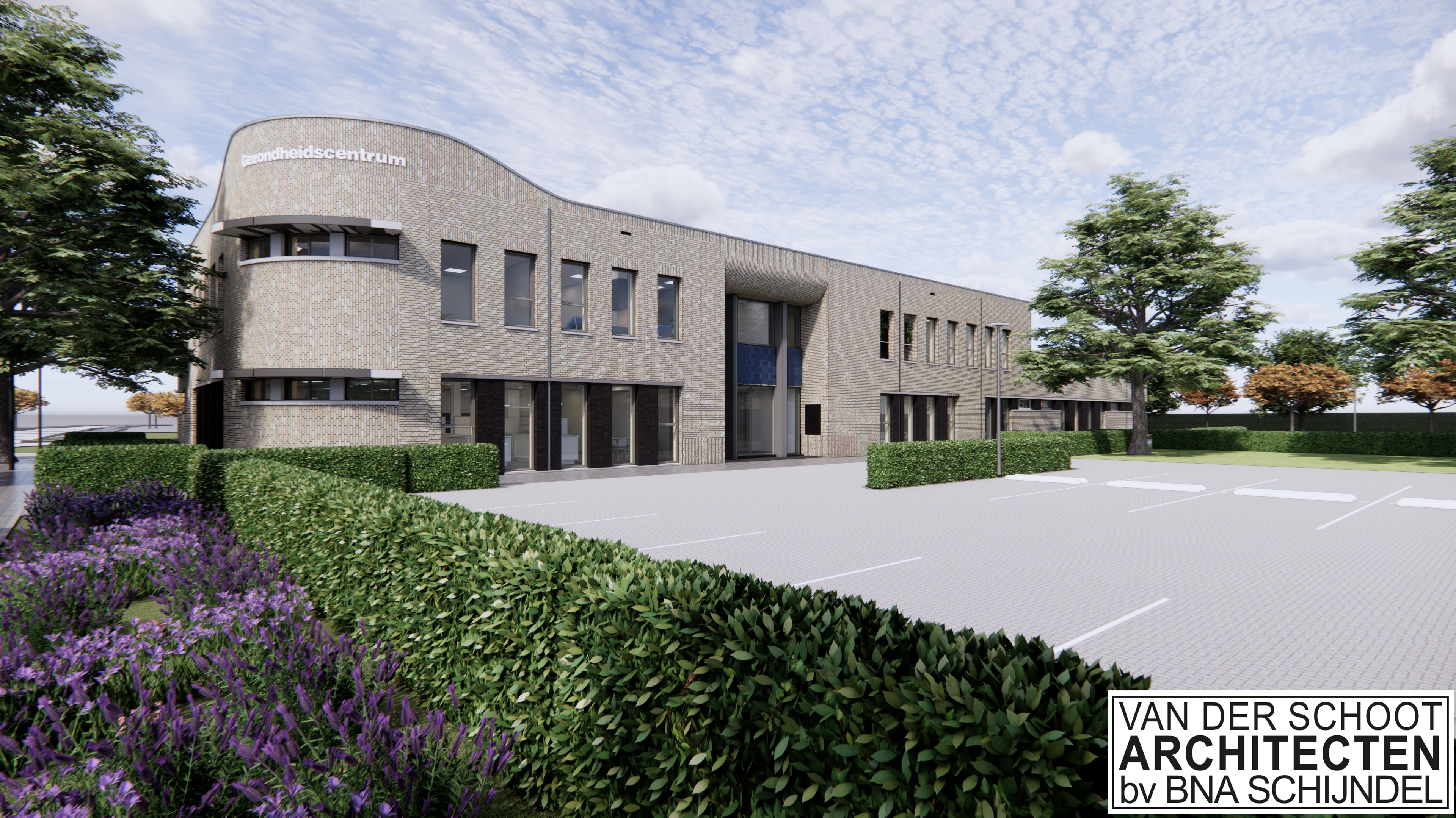 Ingang van het gezondheidscentrum